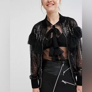 Sister Jane Black Bow Button Blouse